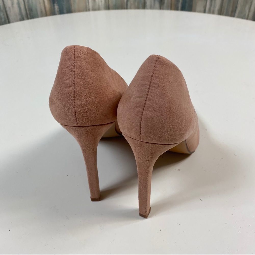 Forever 21 Suede Heels Shoes sz 7 - Picture 3 of 10
